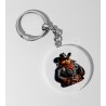 35mm Round Keyring - Cowboy(16)