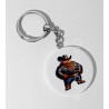 35mm Round Keyring - Cowboy(19)