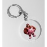 35mm Round Keyring - Leather (14)