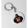 35mm Round Keyring - Leather (17)
