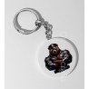 35mm Round Keyring - Leather (33)