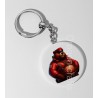 35mm Round Keyring - Leather (45)