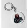 35mm Round Keyring - Leather (62)
