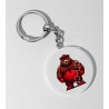 35mm Round Keyring - Leather (72)
