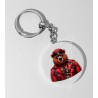35mm Round Keyring - Leather (79)