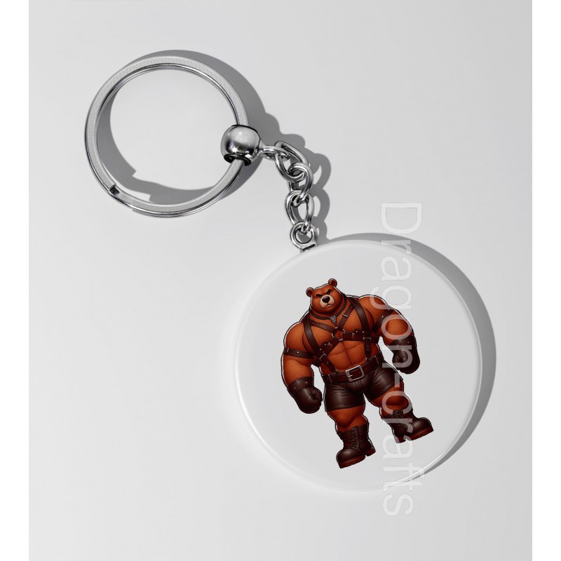 35mm Round Keyring - Leather (92) 35mm Round Keyring - Leather (92)