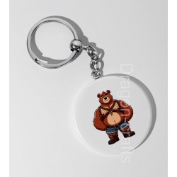 35mm Round Keyring - Party (1)