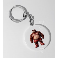 35mm Round Keyring - Party (6)