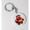 35mm Round Keyring - Pig(1)