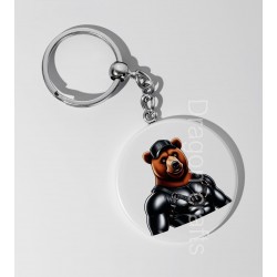 35mm Round Keyring - Rubber(1)