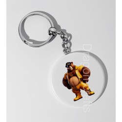 35mm Round Keyring - Rubber(19)