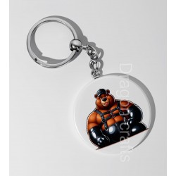 35mm Round Keyring - Rubber(20)