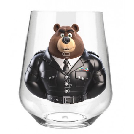Stemless Wine Glass - Army (2)