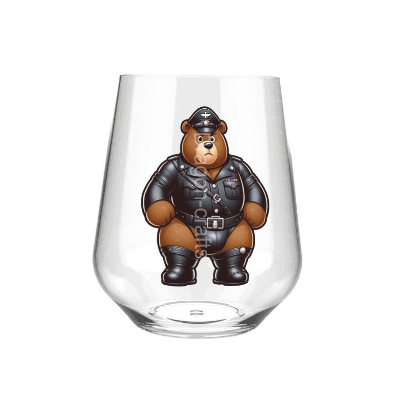 Stemless Wine Glass - Army (3)