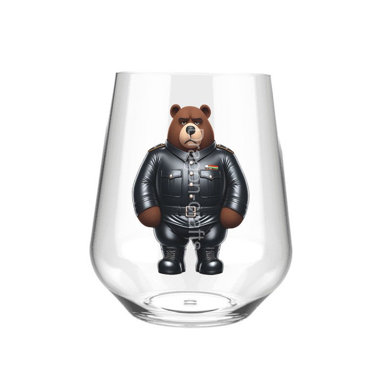 Stemless Wine Glass - Army (4)