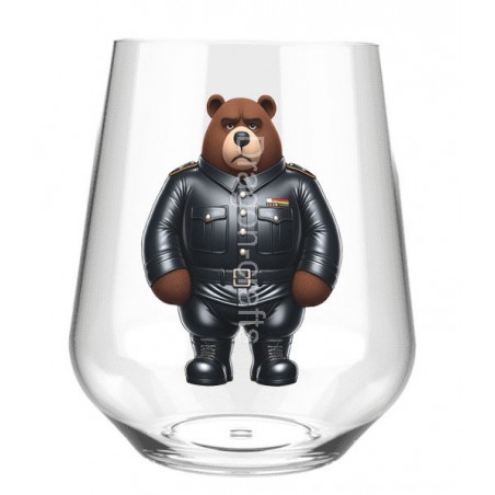 Stemless Wine Glass - Army (4)