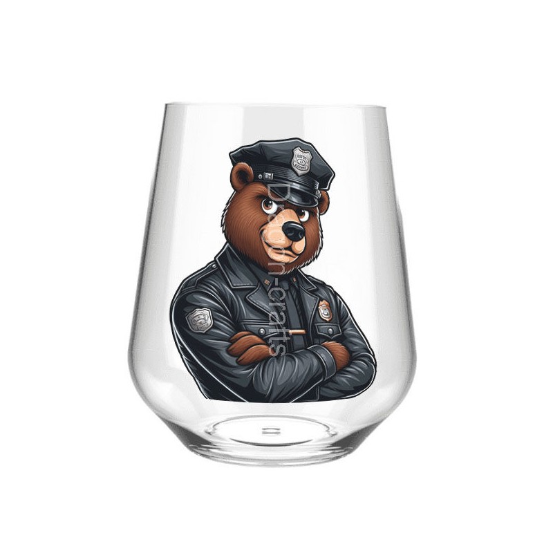 Stemless Wine Glass - Cop (11)