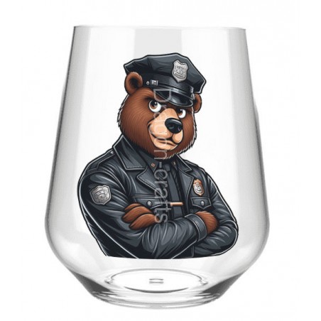 Stemless Wine Glass - Cop (11)