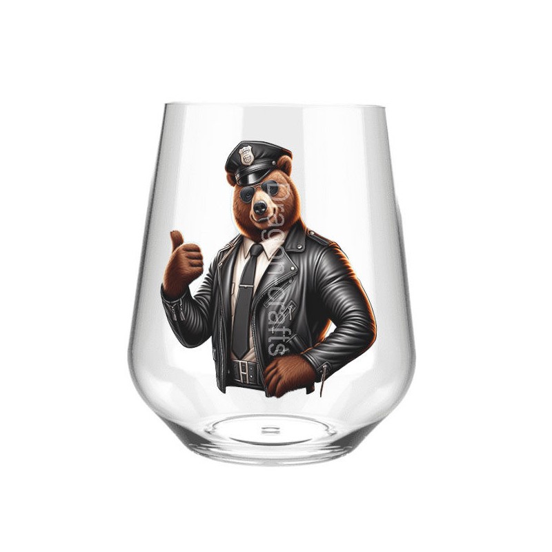 Stemless Wine Glass - Cop (14)