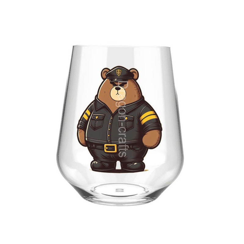 Stemless Wine Glass - Cop (15)