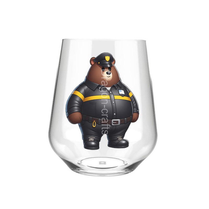 Stemless Wine Glass - Cop (17)