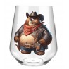 Stemless Wine Glass - Cowboy(1)