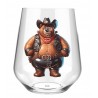Stemless Wine Glass - Cowboy(12)
