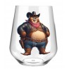 Stemless Wine Glass - Cowboy(15)