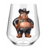 Stemless Wine Glass - Cowboy(18)