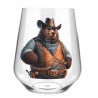 Stemless Wine Glass - Cowboy(22)