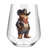 Stemless Wine Glass - Cowboy(23)