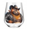 Stemless Wine Glass - Cowboy(3)