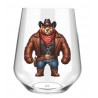 Stemless Wine Glass - Cowboy(4)