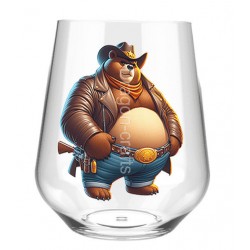 Stemless Wine Glass - Cowboy(6)