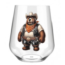 Stemless Wine Glass - Cowboy(8)