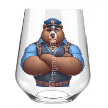 Stemless Wine Glass - Leather (2)