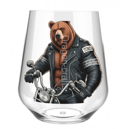 Stemless Wine Glass - Leather (6)