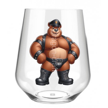 Stemless Wine Glass - Leather (7)
