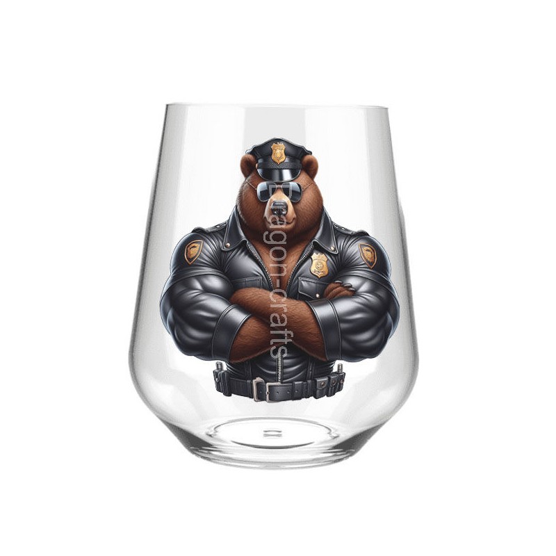 Stemless Wine Glass - Leather (33) Stemless Wine Glass - Leather (33)