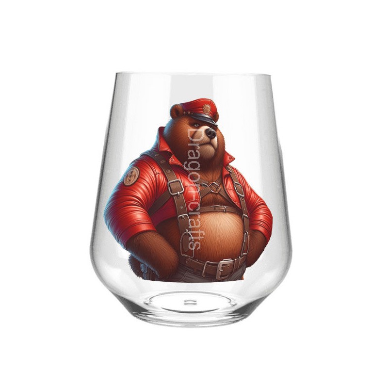 Stemless Wine Glass - Leather (45)