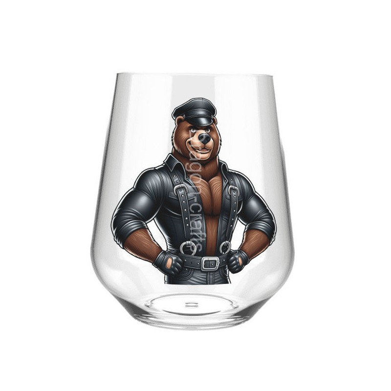 Stemless Wine Glass - Leather (60)