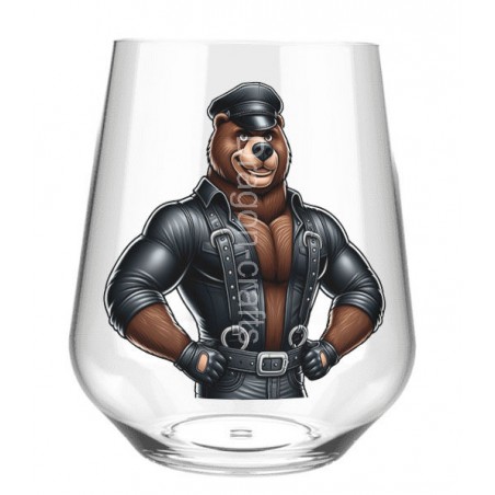Stemless Wine Glass - Leather (60)
