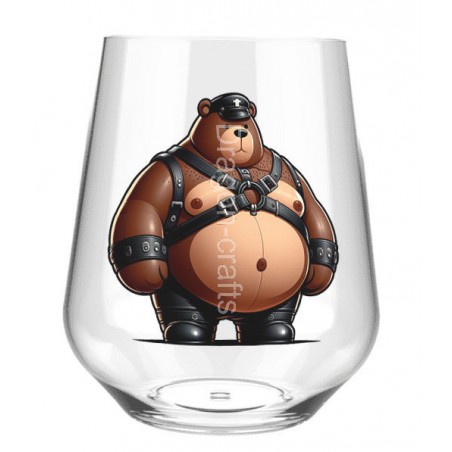 Stemless Wine Glass - Leather (80)