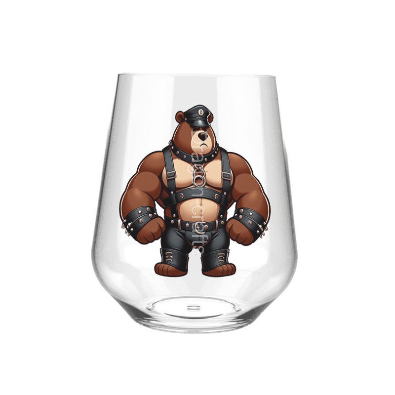 Stemless Wine Glass - Leather (85)