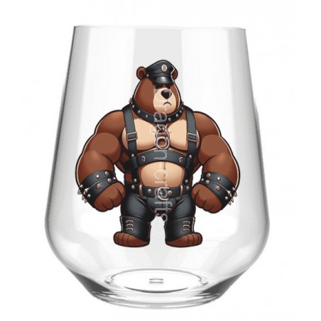 Stemless Wine Glass - Leather (85)