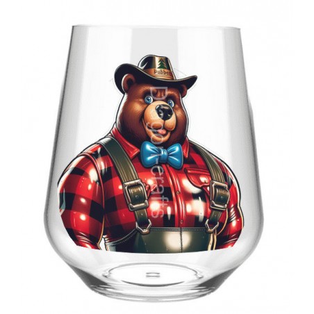 Stemless Wine Glass - Lumberjack(2)