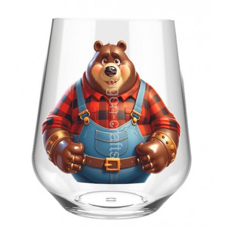 Stemless Wine Glass - Lumberjack(8)