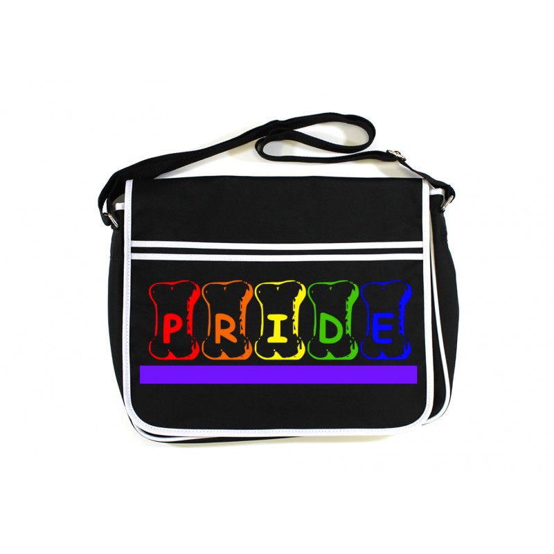 Pride - Retro Messenger Bag - Bones