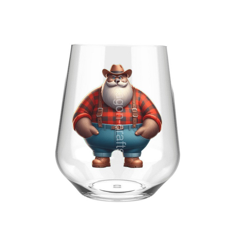 Stemless Wine Glass - Lumberjack(9)