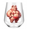 Stemless Wine Glass - Pig(3)
